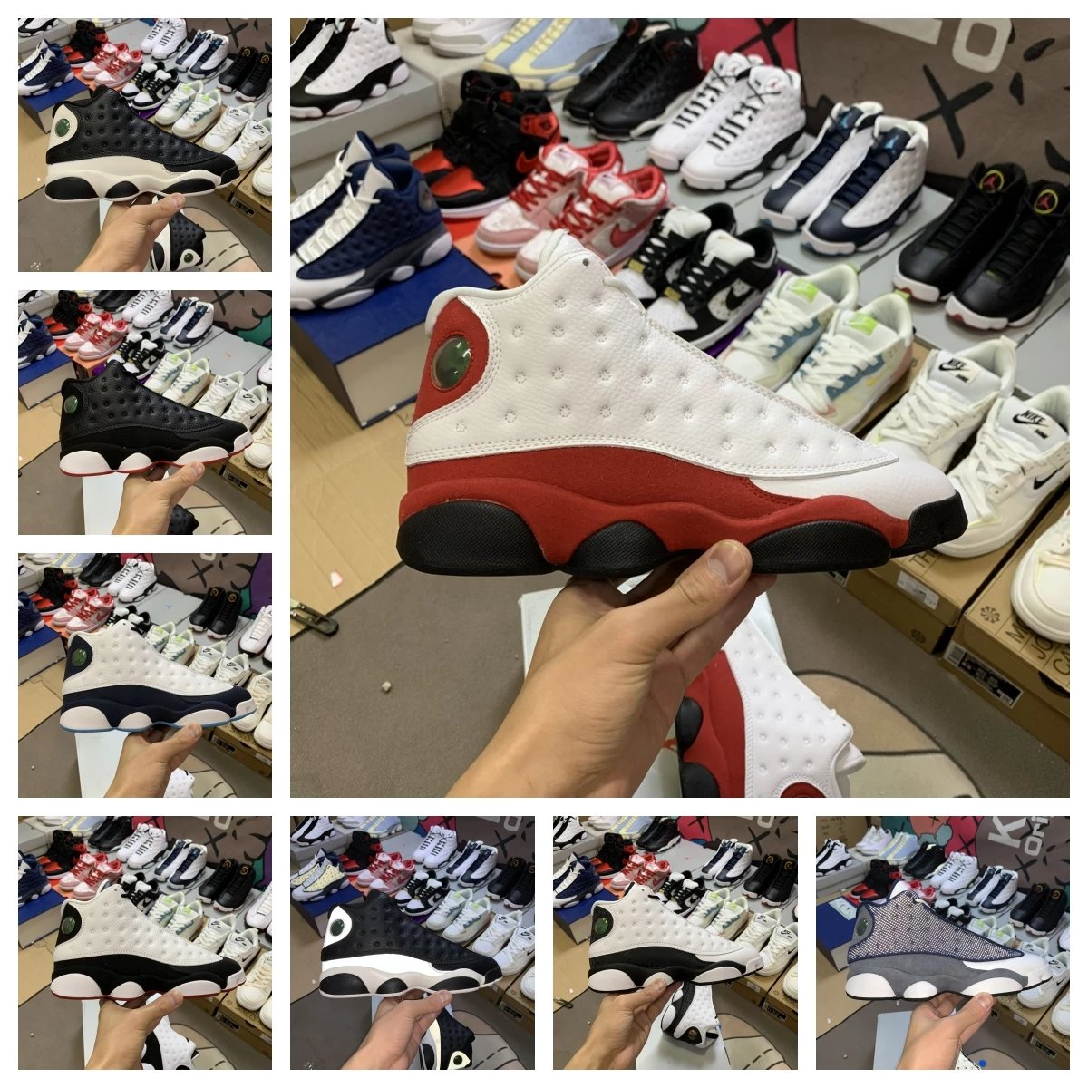 Air Jordan 13 High Top Sneakers Multi Color