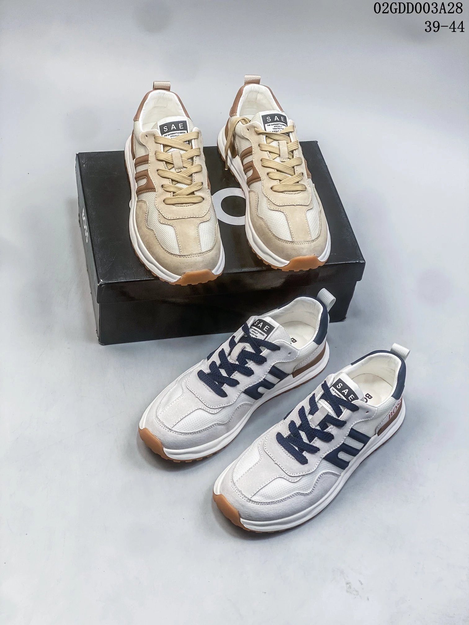BOSS Multi Color Casual Sneakers
