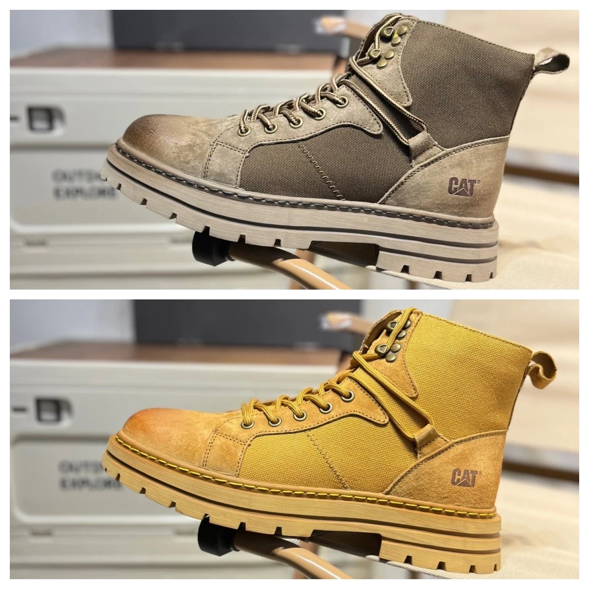 CAT High-top Outdoor Work Boots Multi-color Available