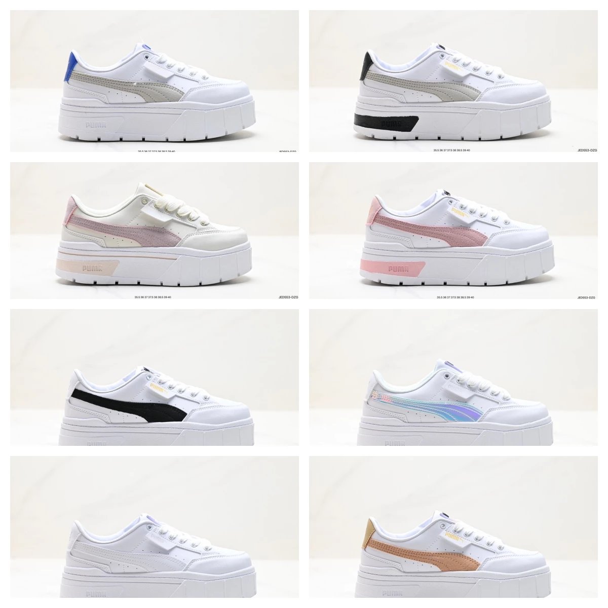 PUMA Men Women Platform Sneakers Multi-color Casual Shoes