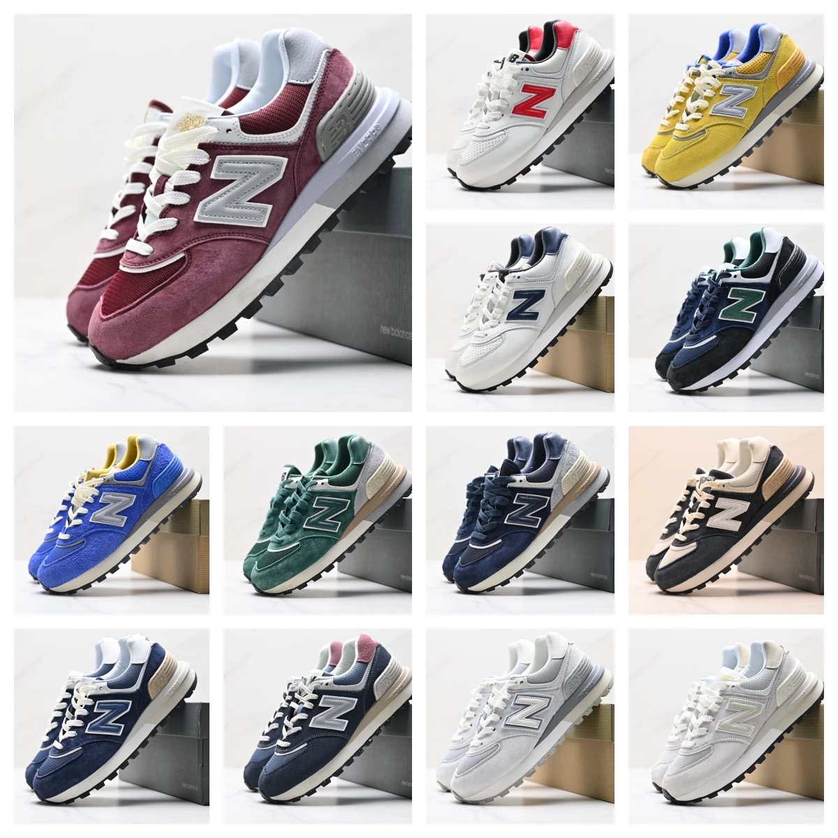 New Balance U574 Retro Casual Running Shoes Multi-color