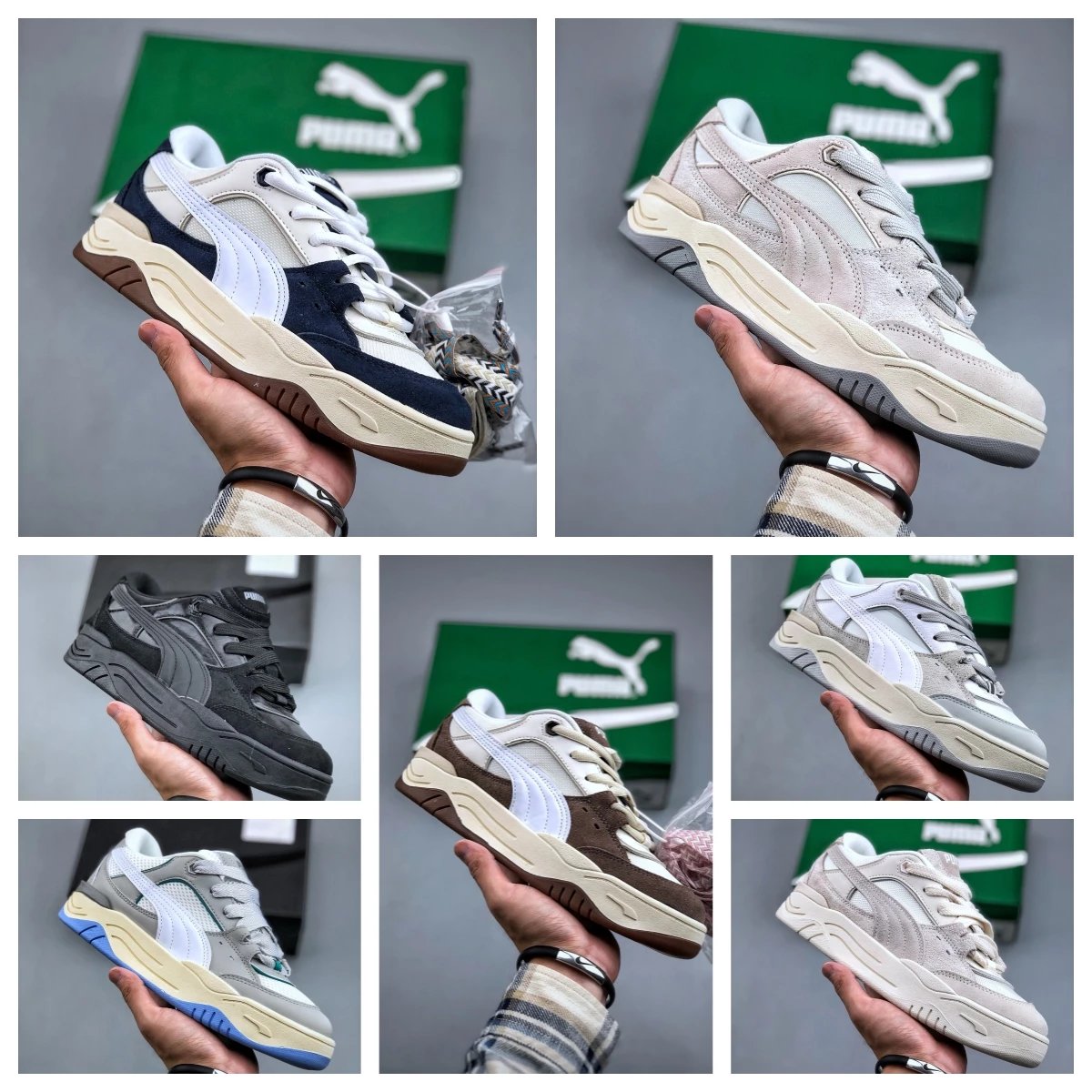 PUMA 180 Night Rider Low Top Casual Sneakers Multi Color