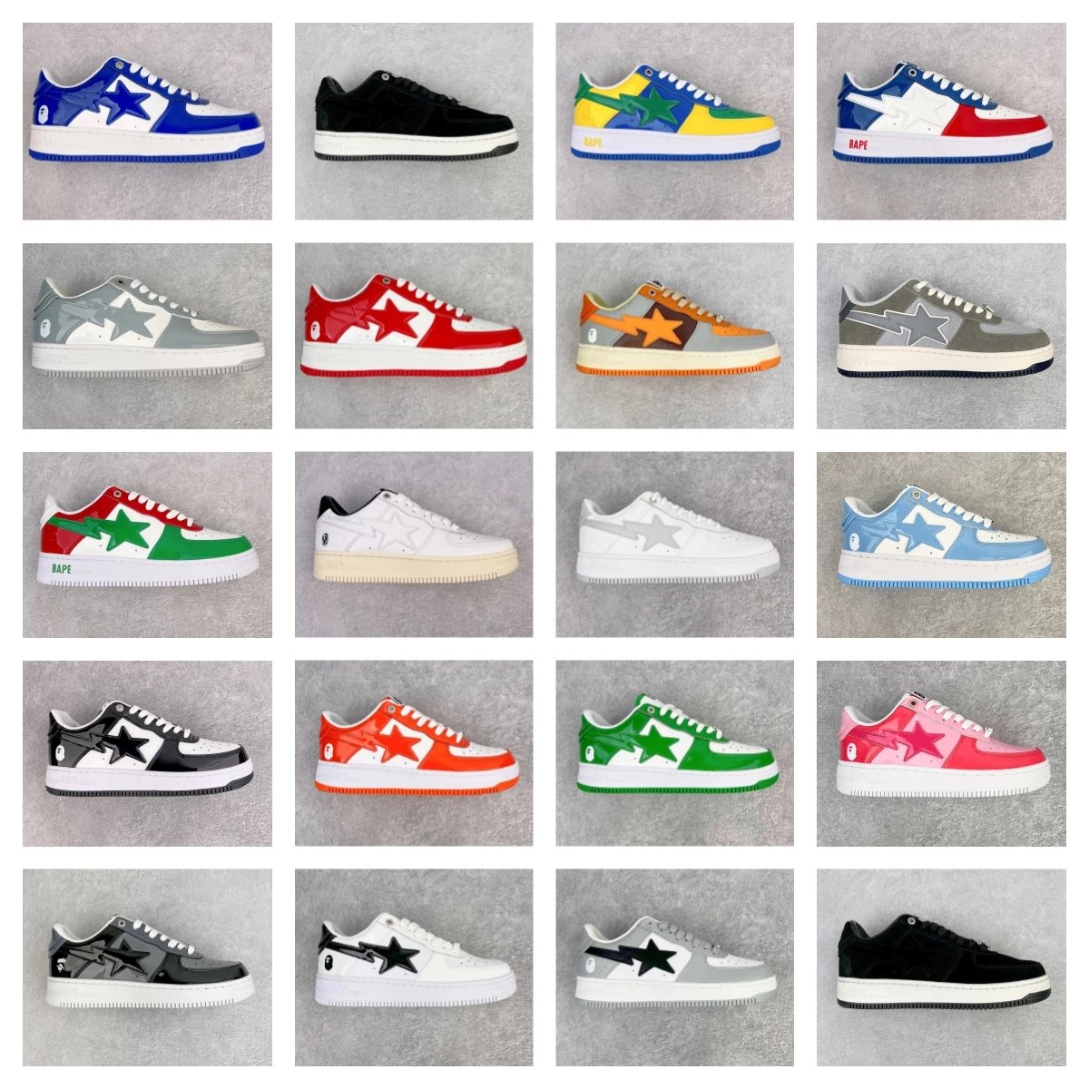 Bape Sta To Low Low-Top Sneakers