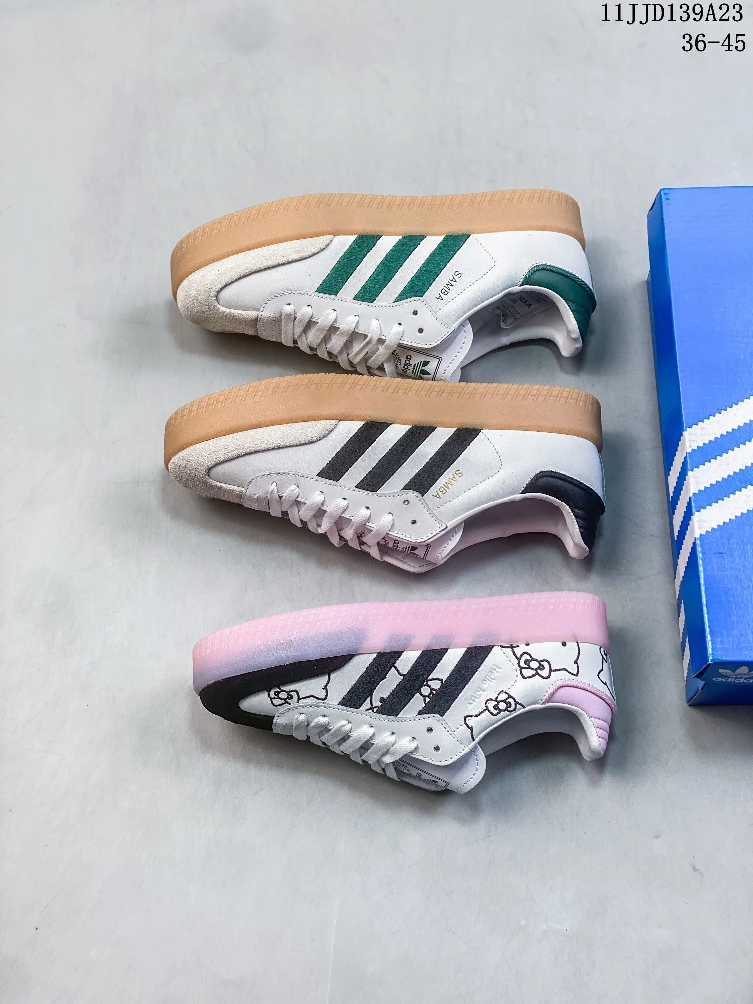 Adidas Originals Samba Low Top Casual Sneakers Multi Color