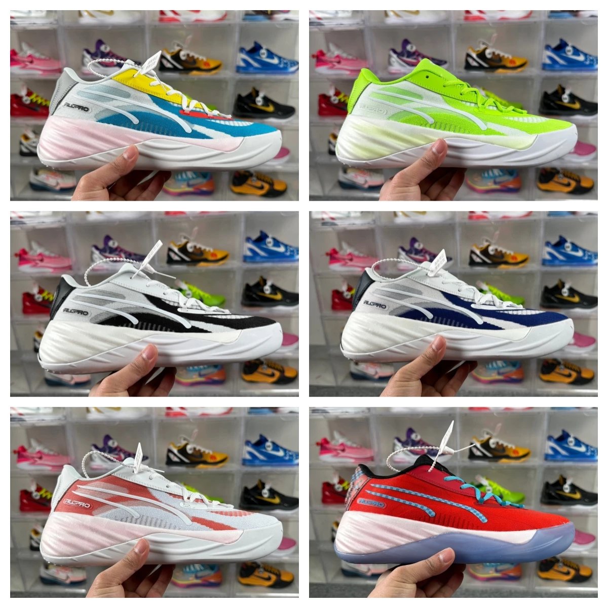 Puma All-Pro Nitro Basketball Shoes Multi-color