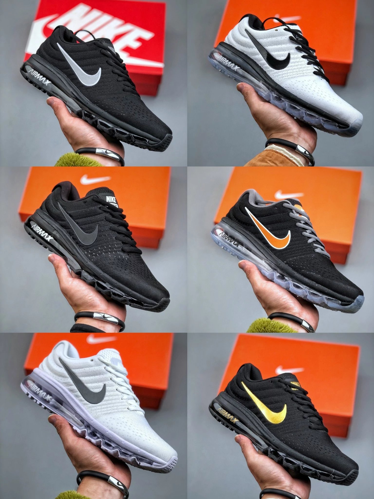 Nike Air Max 2017 Running Shoes Multi-color