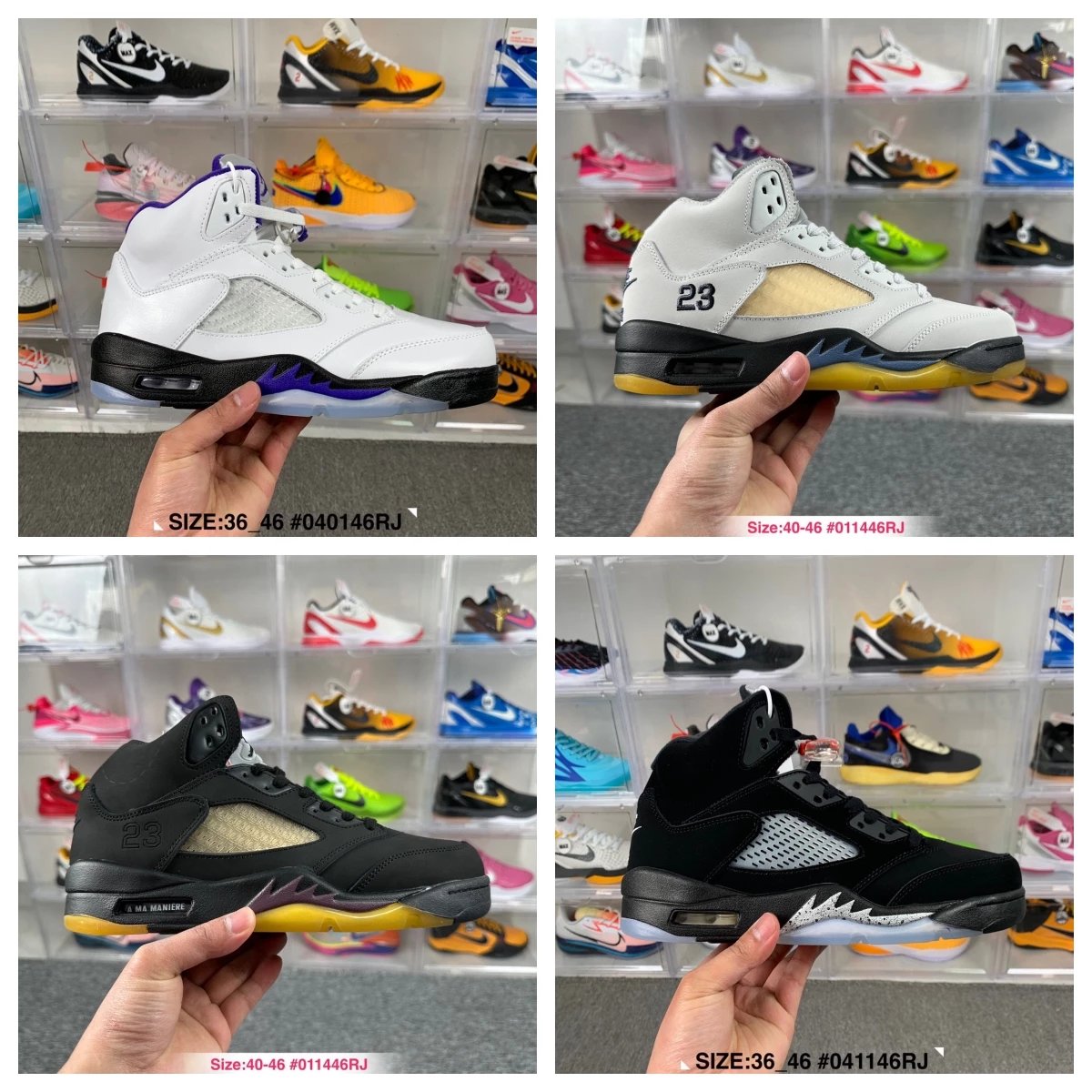 Air Jordan 5 Men's Basketball Shoes Multi-color