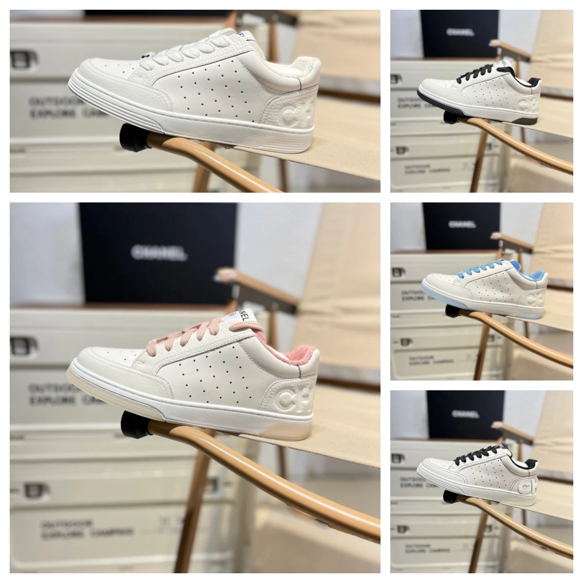 Chanel 23SF White Sneakers Multi-color Options