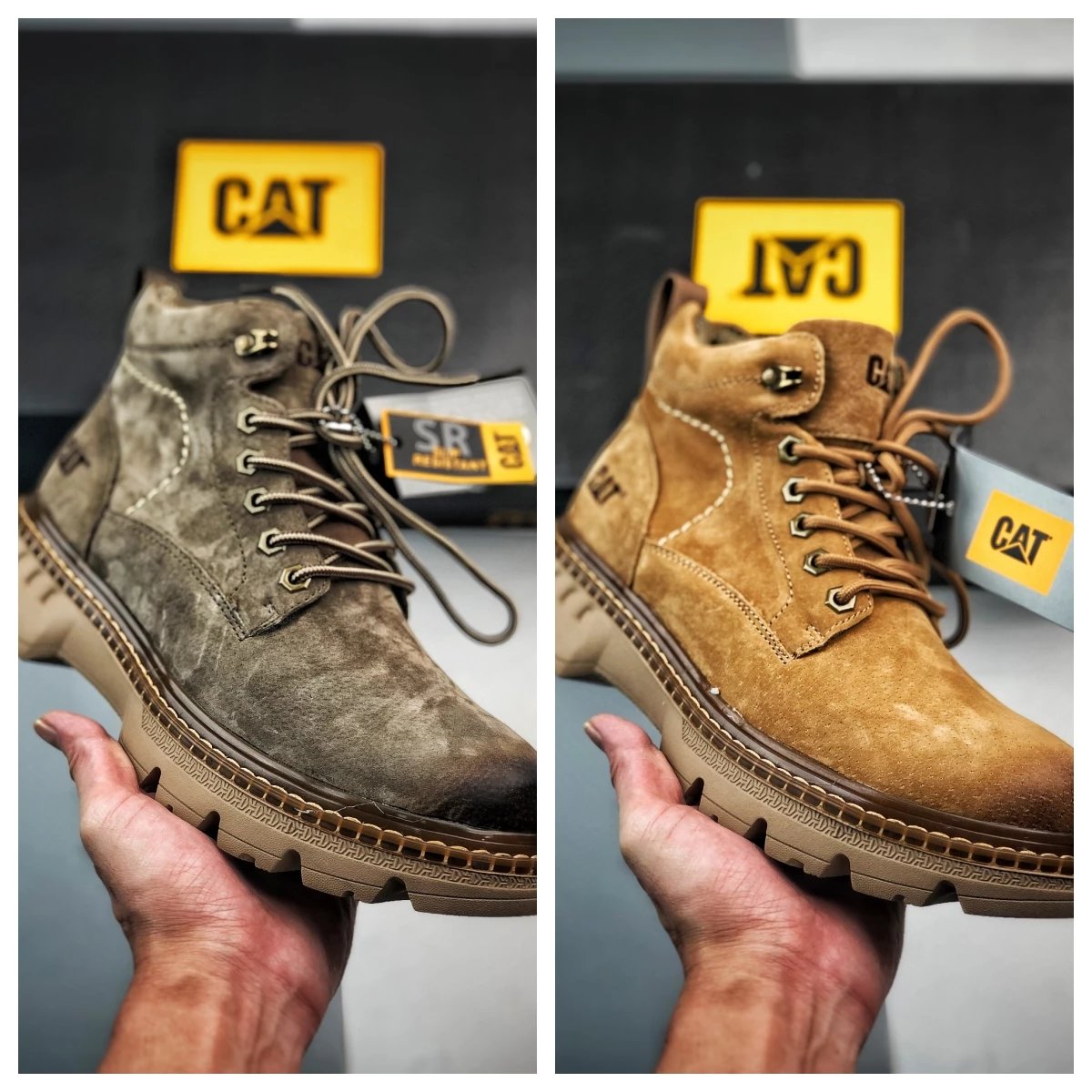 CAT Multi-color Casual Work Boots
