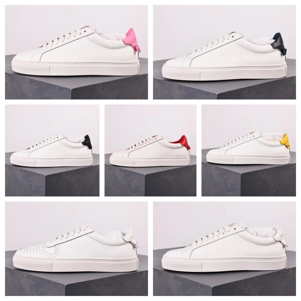 GIVENCHY White Casual Sneakers Multi-color Options