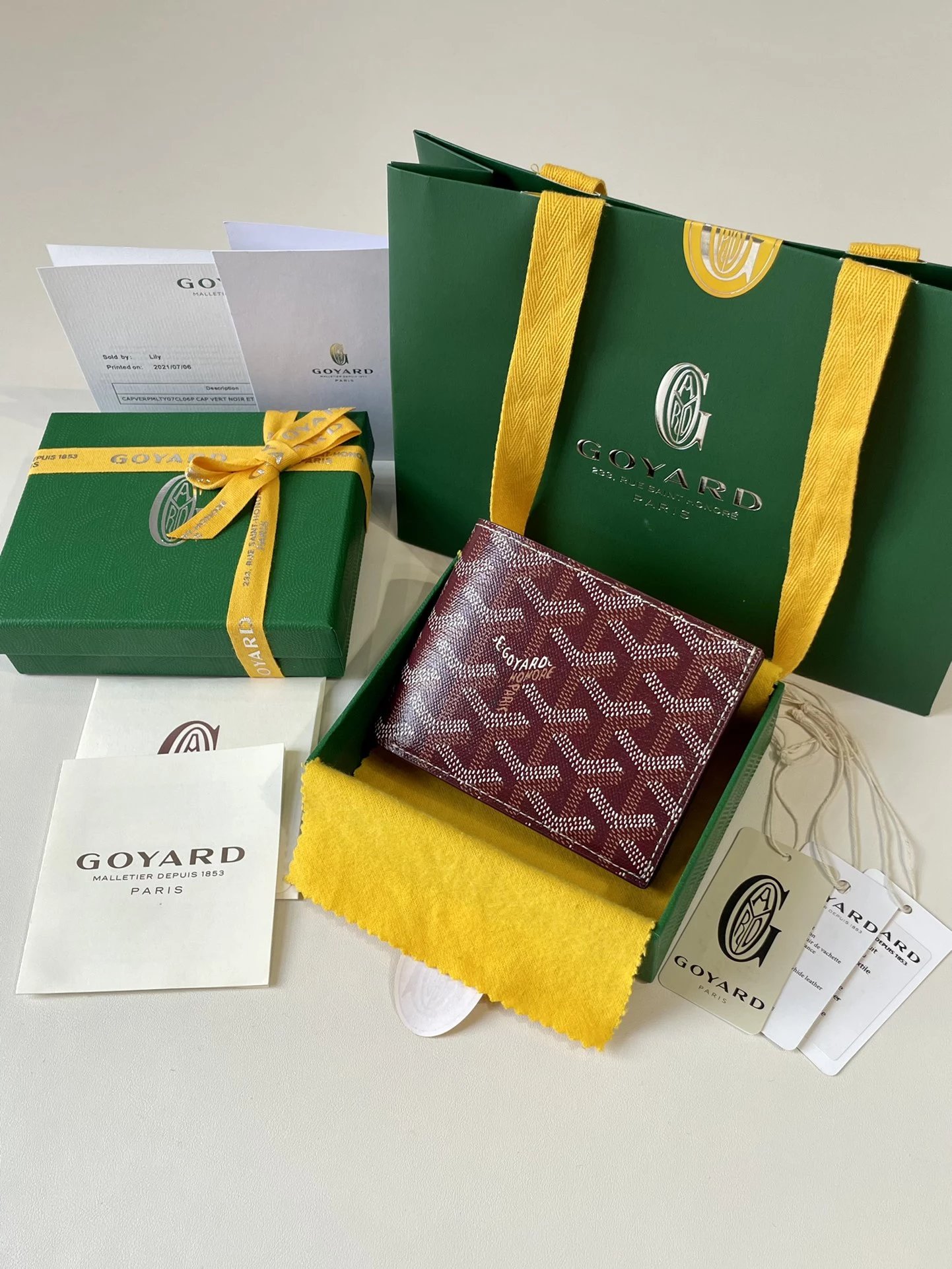 Goyard Saint Louis Wallet