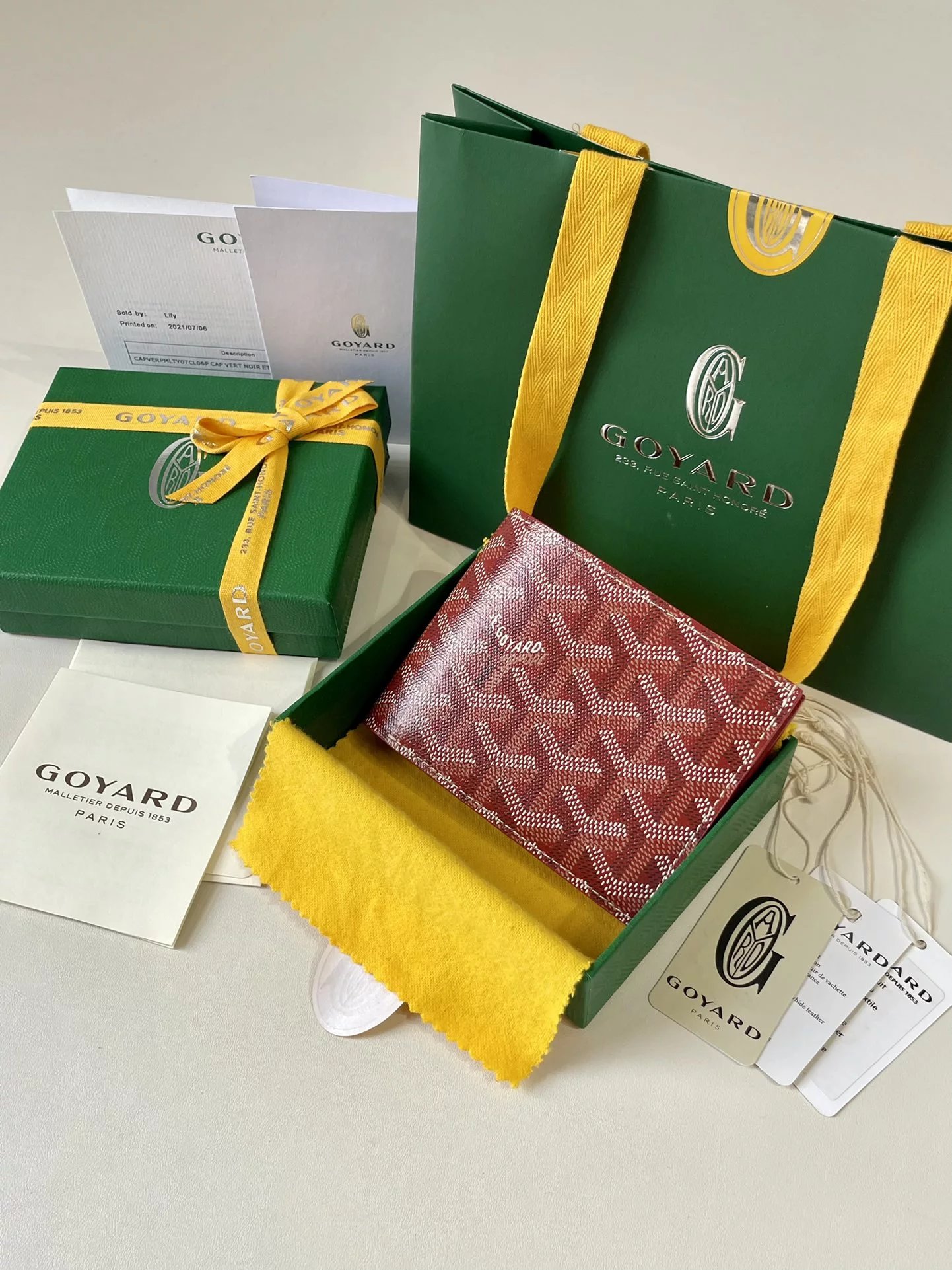 Goyard Saint Louis Wallet