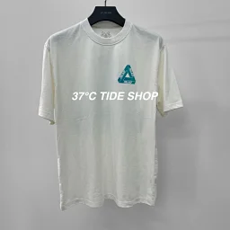 thumbnail for In stock 37 P thermal temperature change triangle color print short sleeve T