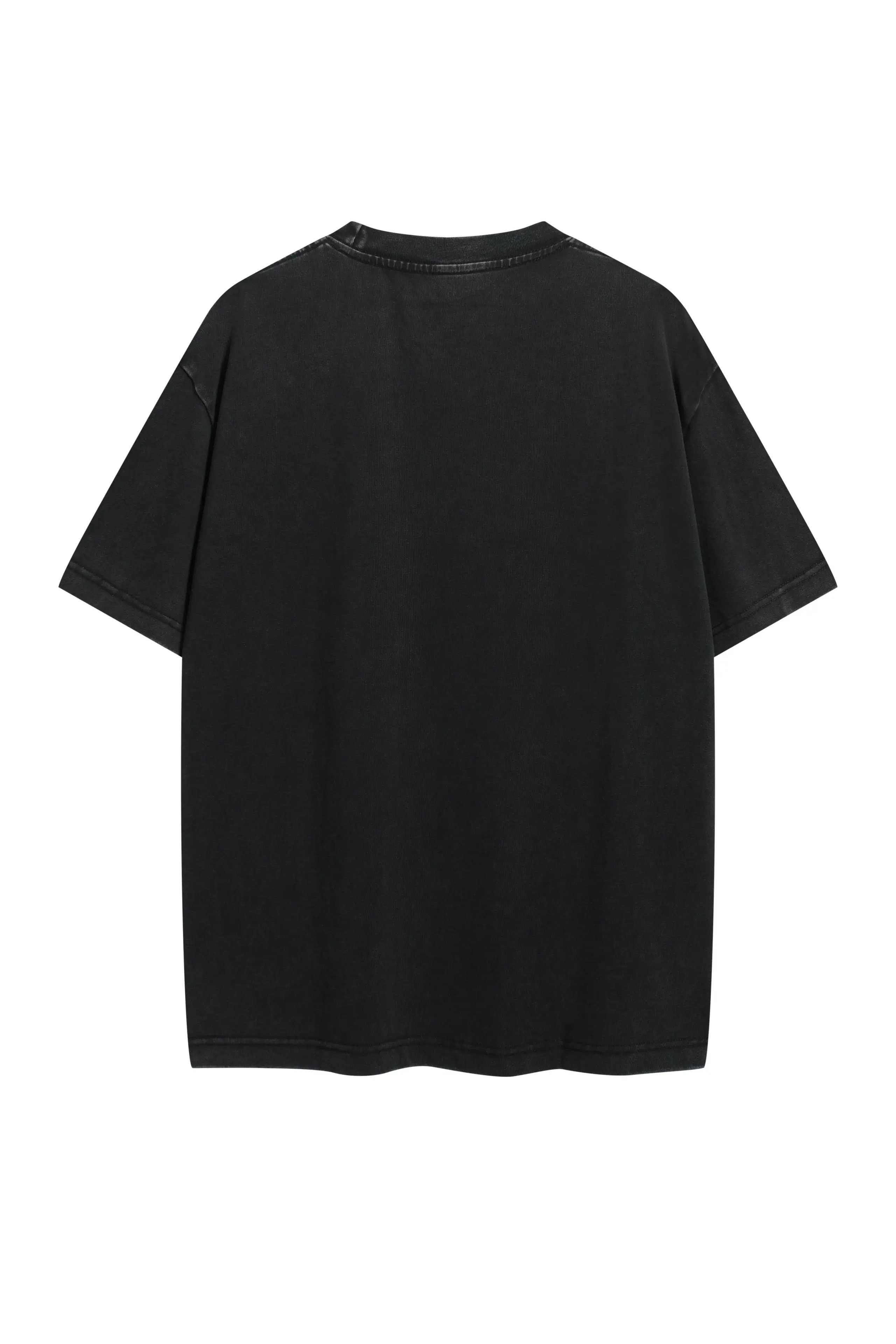 Inverted Letter Logo Print T-Shirt Black photo 7