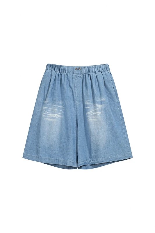 Acne Washed denim shorts