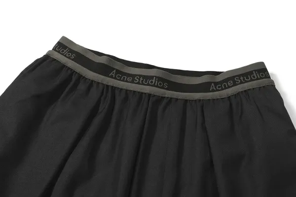 Acne Studios Wide-Leg Pants Black - 9