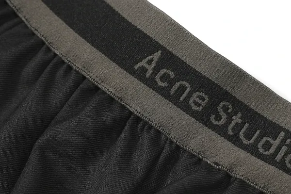 Acne Studios Wide-Leg Pants Black - 20