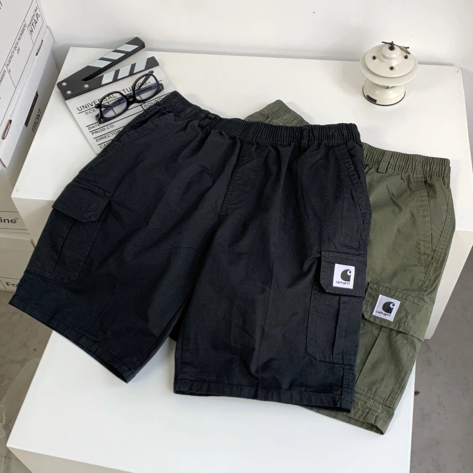 Cargo pants with large pockets