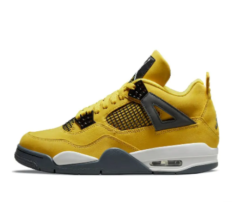 Jordan 4 Motorsport Shoes — Black and yellow electric meter CT8527-700 colorway — USFans Spreadsheet photo