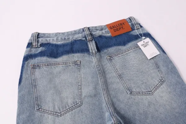 Gallery Dept 665# Patchwork Wave Denim Jeans - 19