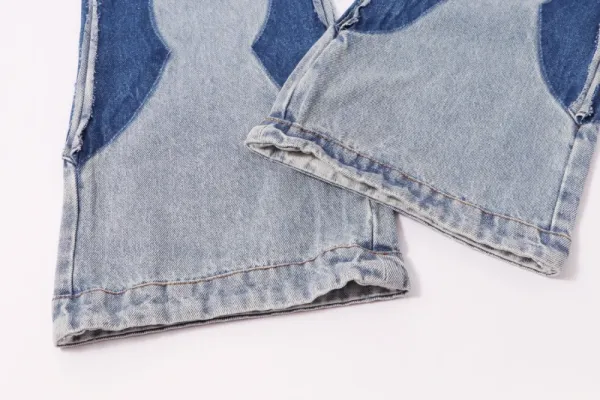 Gallery Dept 665# Patchwork Wave Denim Jeans - 18