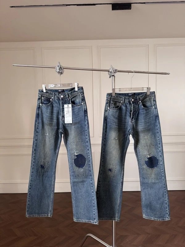 R13 R-13 Distressed Denim Jean