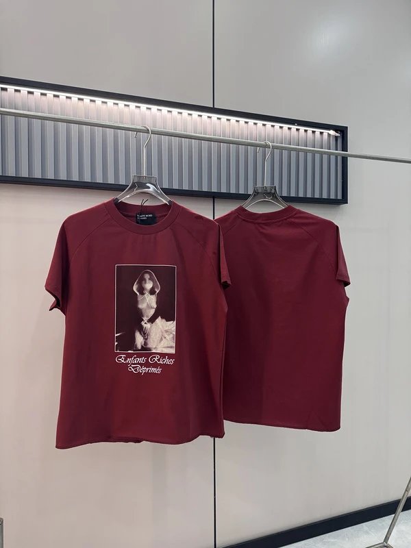 (ERD Melancholic Rich Second Generation) 24ss Nun Illustration Short Sleeve T-Shirt.