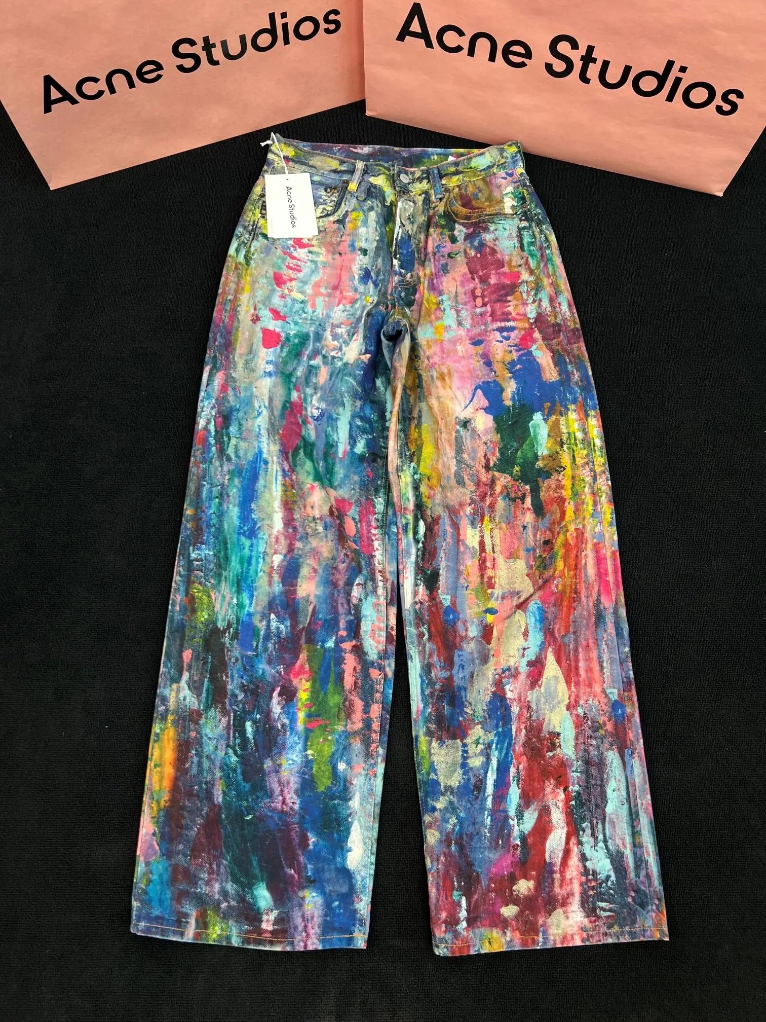 Acne Studios Paint Splatter Wi