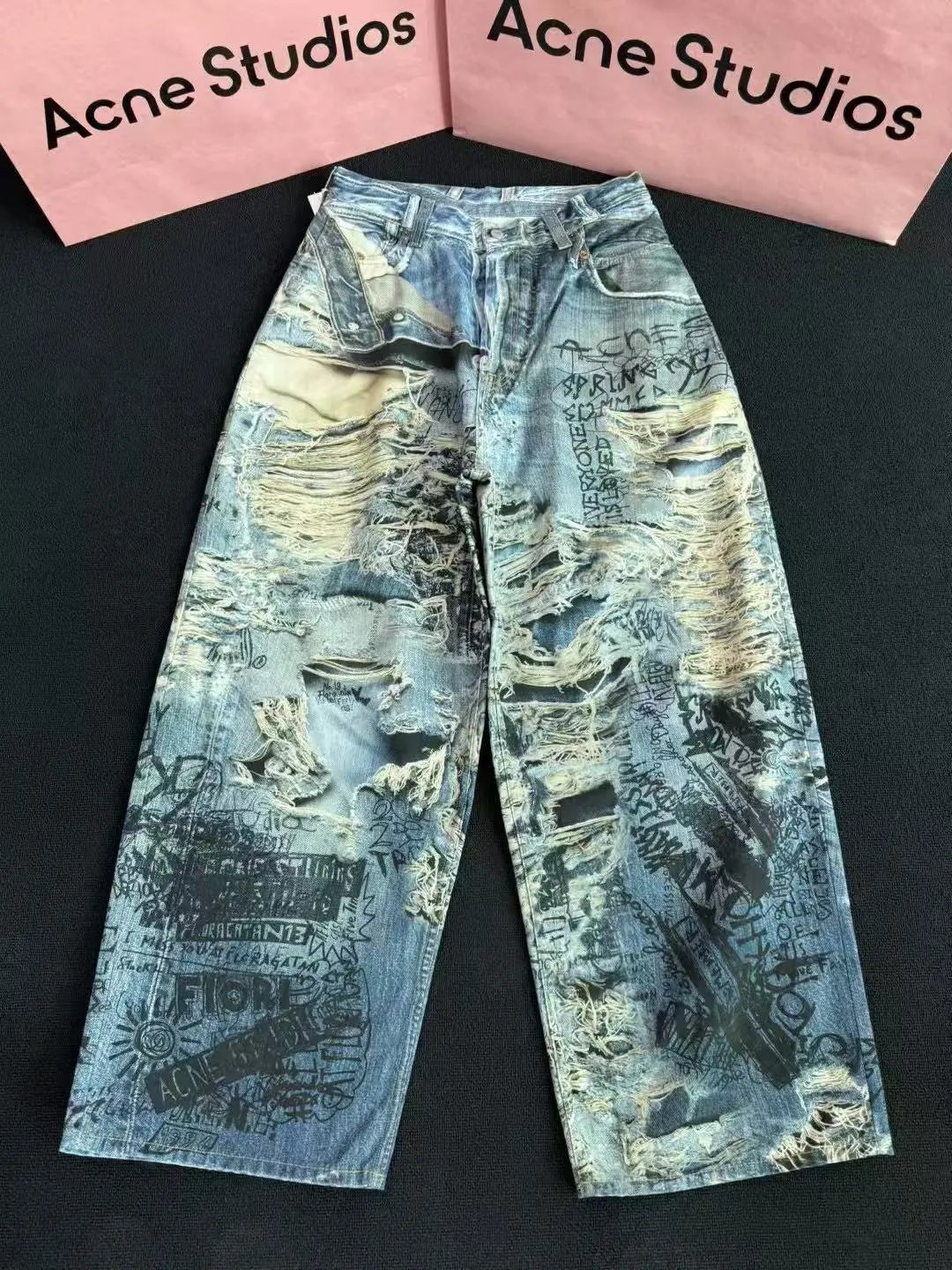 Acne Studios Graffiti Distress