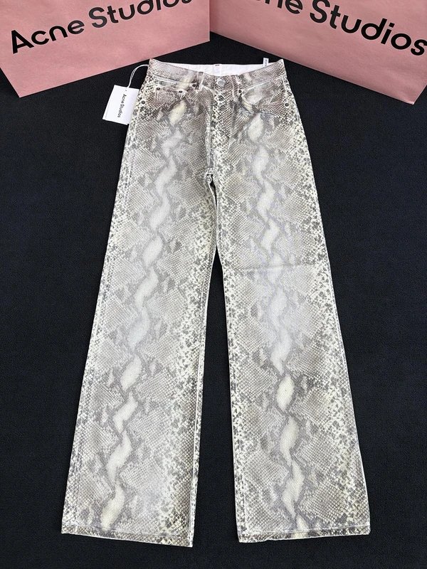 Acne Studios Snake Print Wide-