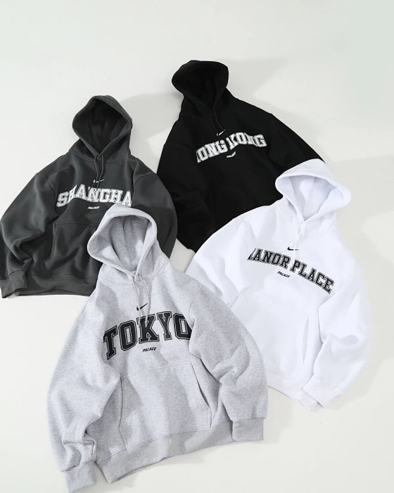 NK × Palace region limited edition fleece hoodie - K43