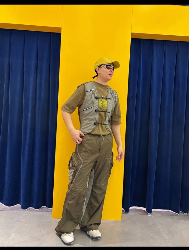 Unidentified Cargo Pants Gray Technical Pants - 6