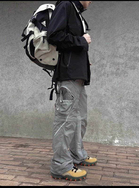 Unidentified Cargo Pants Gray Technical Pants - 2