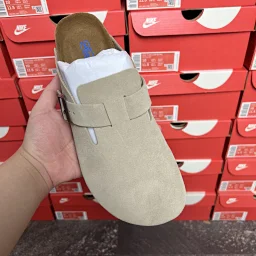 thumbnail for Boston Suede slippers Baotou semi-slipper