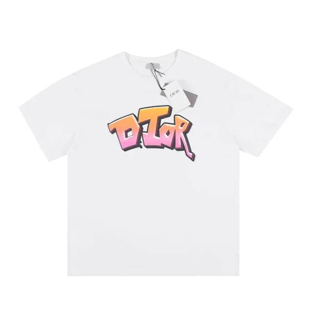 Dior T-Shirts Short-sleeve logo graphic product detail image 12