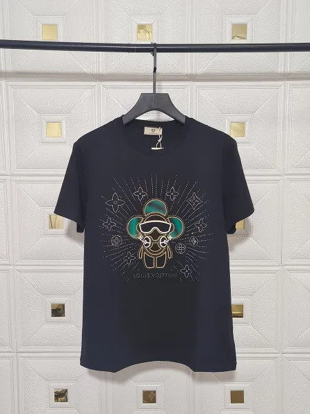 Fendi FF Logo Print Black Orange T-Shirt - 13