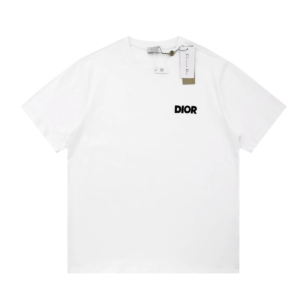 Dior Men's Oblique Stripe Polo White - 12