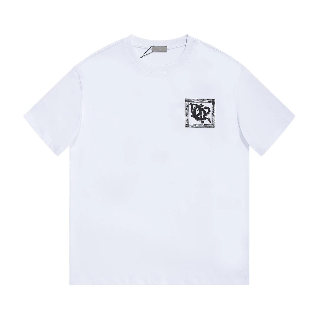 Dior Men's Oblique Stripe Polo White - 11