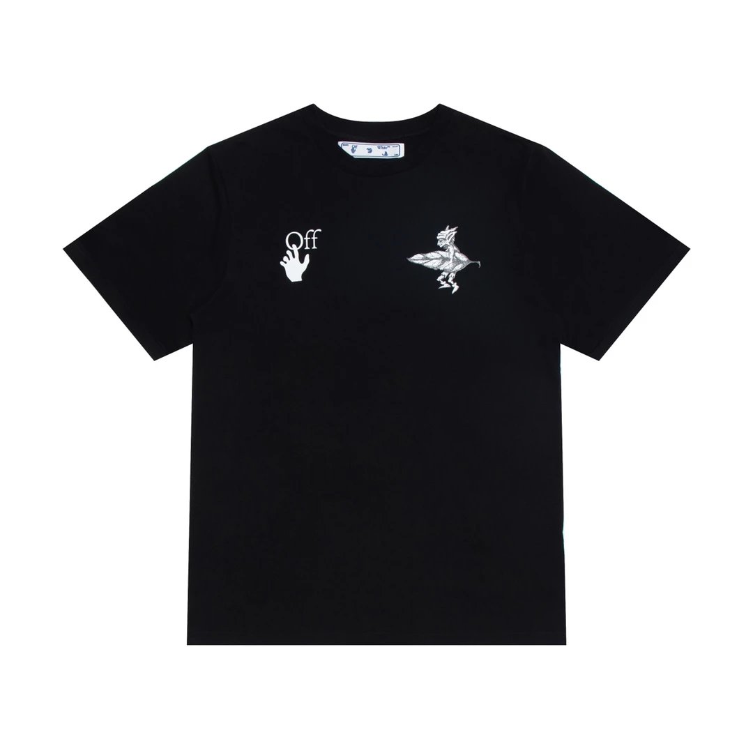 Off-White Circle Logo Tape Detail White T-Shirt - 11