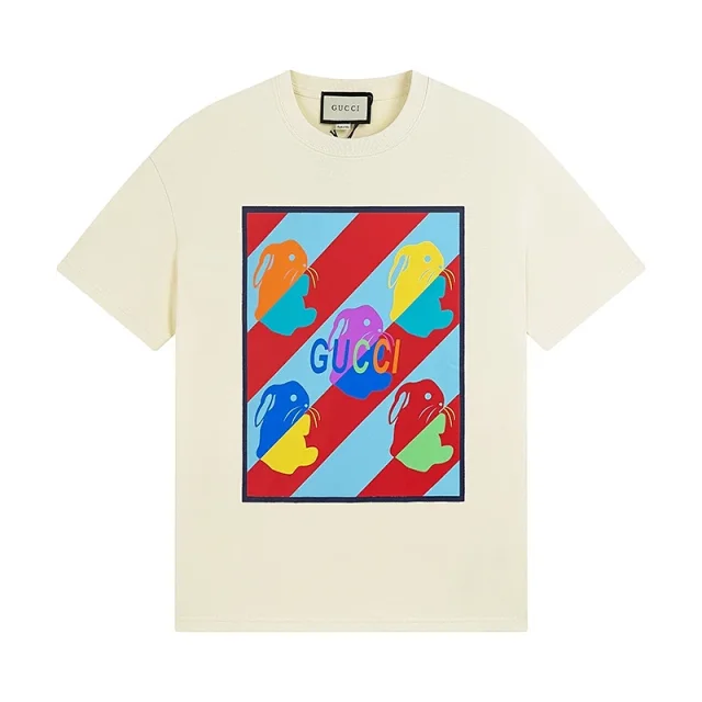 Gucci T-Shirts Short-Sleeve Logo Graphic product detail image 13