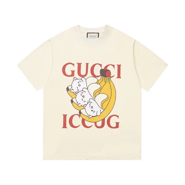Gucci T-Shirts Short-Sleeve Graphic Print product detail image 14