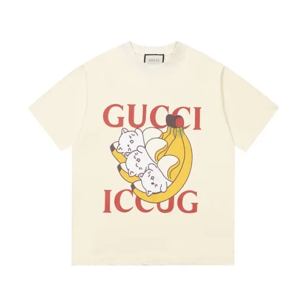 Gucci x Warner Bros Bugs Bunny GG Print Cream T-Shirt - 15