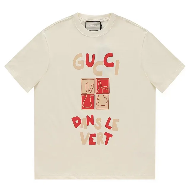 Gucci T-Shirts Short-Sleeve Graphic Print product detail image 10