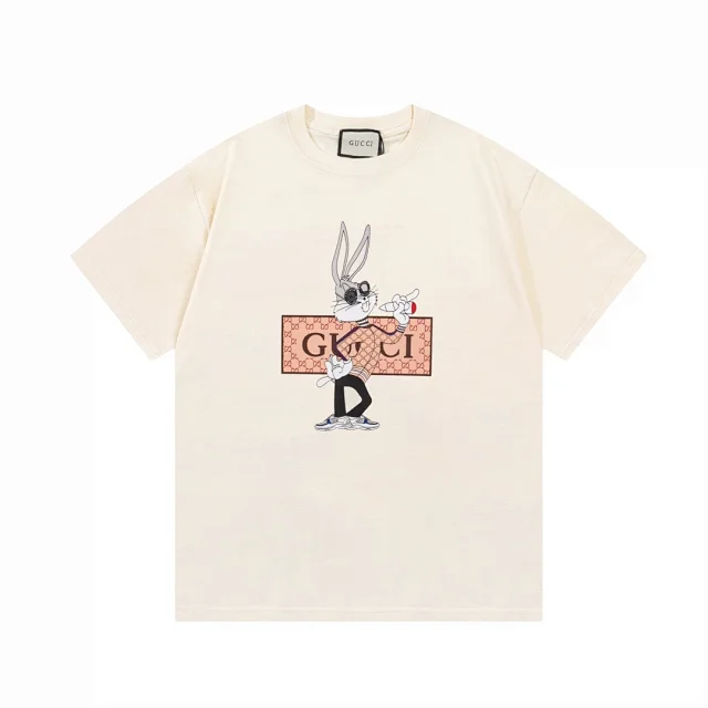 Gucci T-Shirts Short-Sleeve Logo Graphic product detail image 14