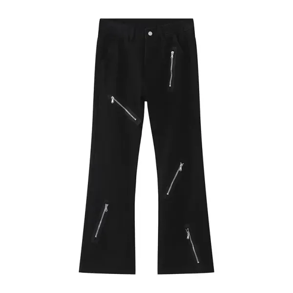 Off-White Industrial Jeans Light Wash Distressed Denim - 10