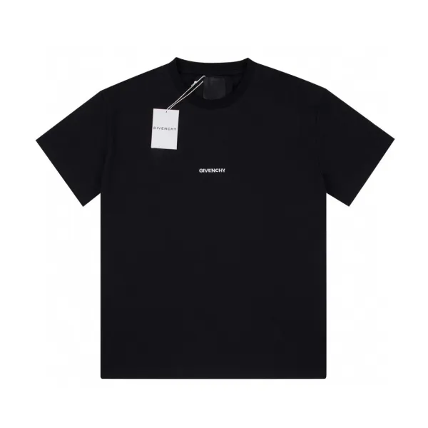 Givenchy Logo Print Washed Black T-Shirt - 15
