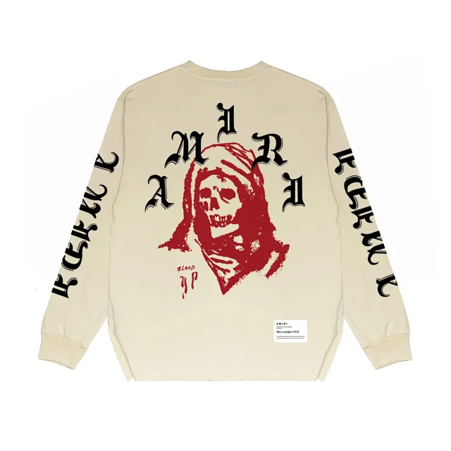 AMIRI Hoodies & Sweatshirts Bone-Print Crewneck Sweatshirt product detail image 11