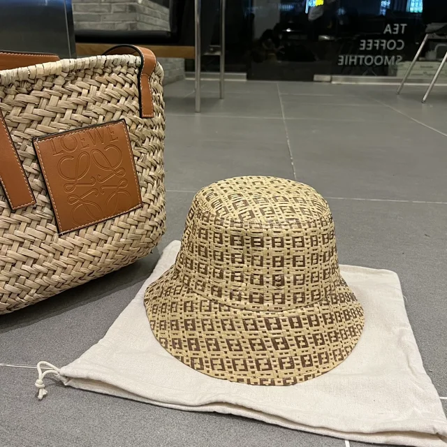 Fendi Hats FF monogram baseball cap product detail image 10