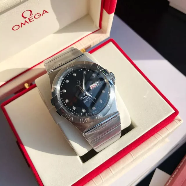 Omega Watches Constellation stainless steel bracelet watch product detail image 10