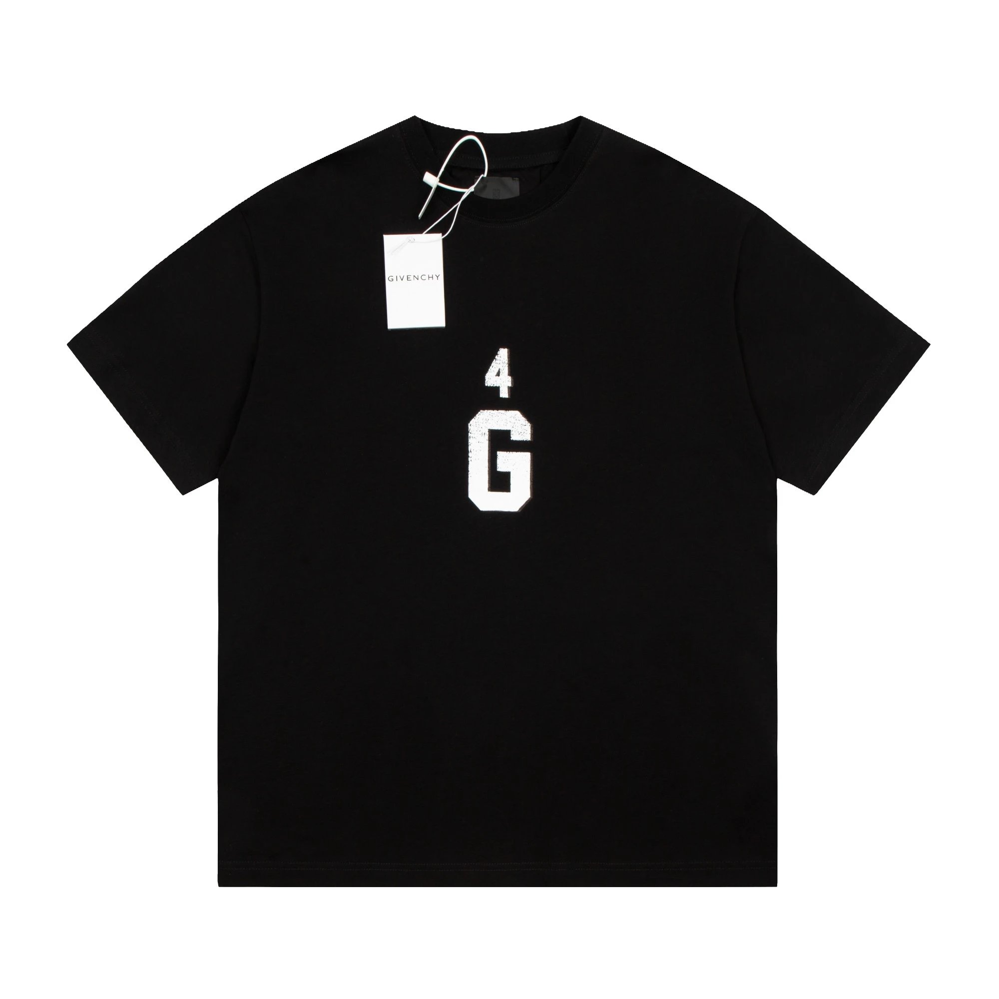 Givenchy Logo Print Washed Black T-Shirt - 11